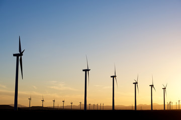 Obraz premium Wind energy concept
