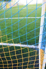 Soccer Goal with soccer field