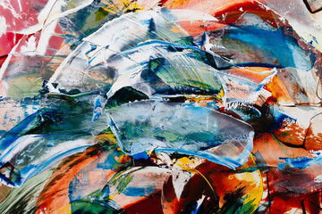 painted abstract background