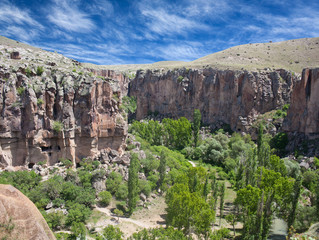Fototapeta na wymiar Ihlara valley, Cappadocia, Anatolia, Turkey