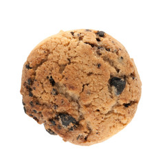 chocolate ship cookies isolated on white background