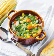 Vegetable and bean stew