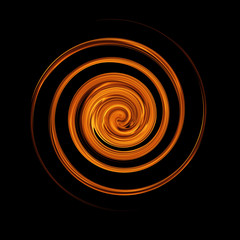 twirl motion of fire abstract background