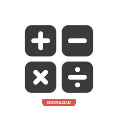 Fototapeta premium Calculator icon