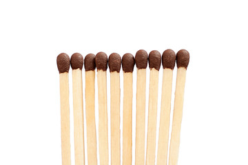 many match isolated on a white background