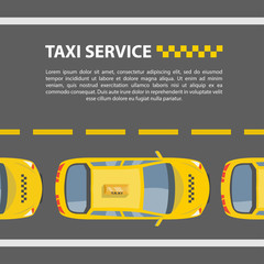 Taxi service mockup