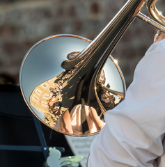 Reflection in Brass instrument
