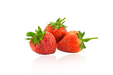 Strawberry isolated on white background