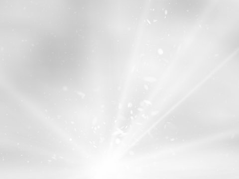 abstract light rays and dust gray background