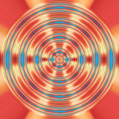 Red and blue spinning background