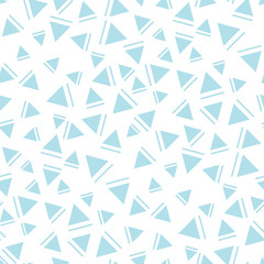 memphis style triangle seamless pattern