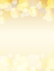 Obraz premium Złote tło z bokeh świateł