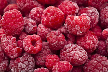 many fresh frozen raspberries