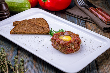 Tartare from beef