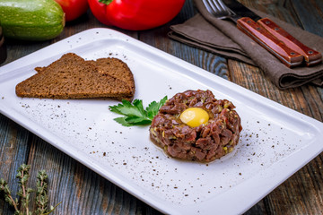 Tartare from beef