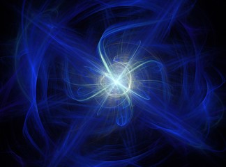 Naklejka premium Graphical abstract background with colorful fractal generated by computer