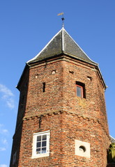 Fototapeta na wymiar The tower of the Koppelpoort in Amersfoort. The Netherlands