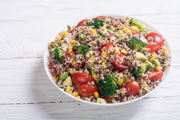 fresh quinoa salad