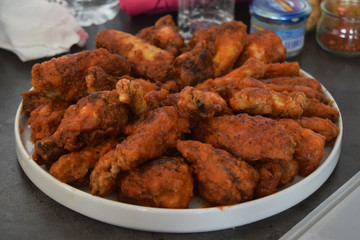 tasty fried chicken plate