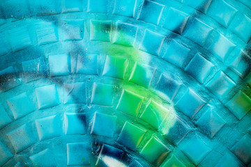 Mosaic background in graphic and web design for aesthetics.