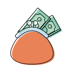 purse vector illustration