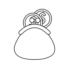purse vector illustration