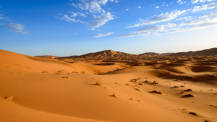 Fototapeta na wymiar Erg Chebi dunes - Sahara. Merzouga. Morocco