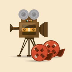 Obraz premium Retro videocamera design