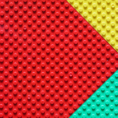 green Yellow Red  toy construction background