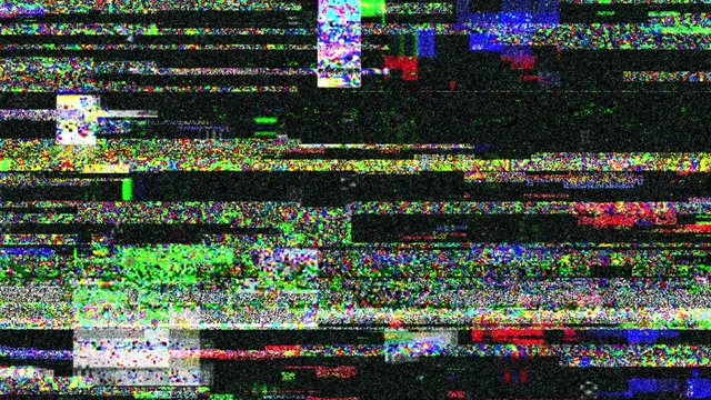 Colored Noise Digital Grunge Glitch Video Damage