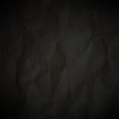 Crumpled Black Paper