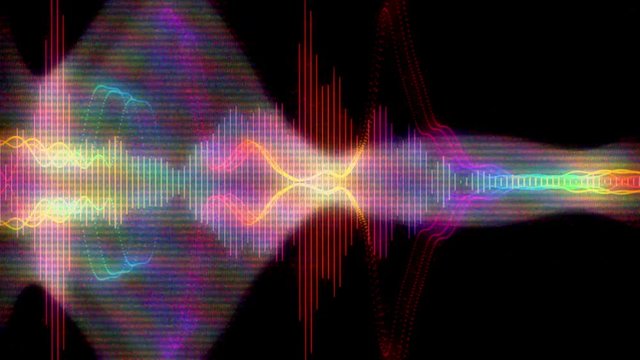 Digital Noise Equalizer Spectrum Glitch Abstract Background