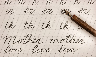 calligraphy exercises