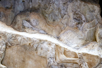 Background of carved broken marble from ancient Greeck