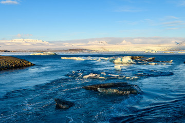  jokulsarlon glacier lagoon landscape, Iceland