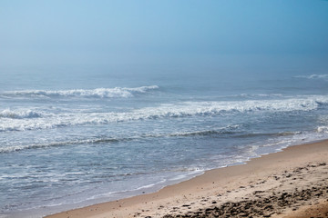 Angry ocean waves