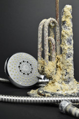 Plumbing and water heater resistance damaged by a problem of limescale.