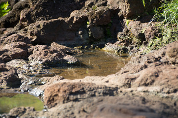 little mountains and rocks