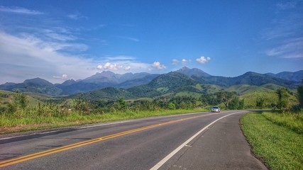 Naklejka premium Montanhas