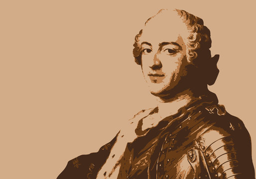 Louis XV - portrait - roi de France - personnage historique - personnage célèbre - histoire