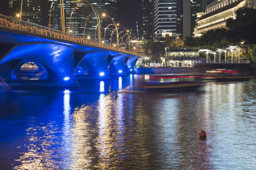 Fototapeta na wymiar night Singapore illumination