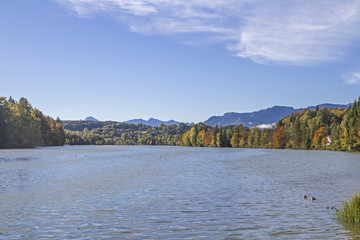 Isarstausee bei Bad Tölz
