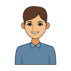 Executive man cartoon icon vector illustration graphic design