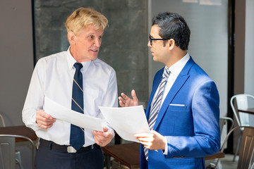 Two Business Partners Discussing Deal