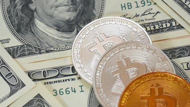 Golden Crypto-currency bokoyn and dollars - 2. New money displaces the old. Blokchain - the technology of the future.