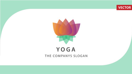 Firmenlogo Vorlage, Yoga / Wellness / Massage