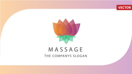 Firmenlogo Vorlage, Yoga / Wellness / Massage