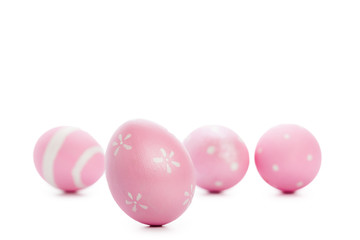 easter background. isolated on white