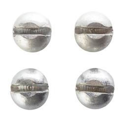 screw isolated on white