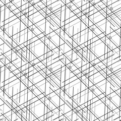 circuit abstract geometric seamless pattern .Vector illustration.